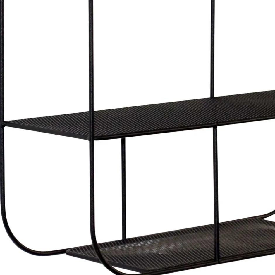 Wohnen 42x60x15 Wandhängeregal aus Metall - Janyna