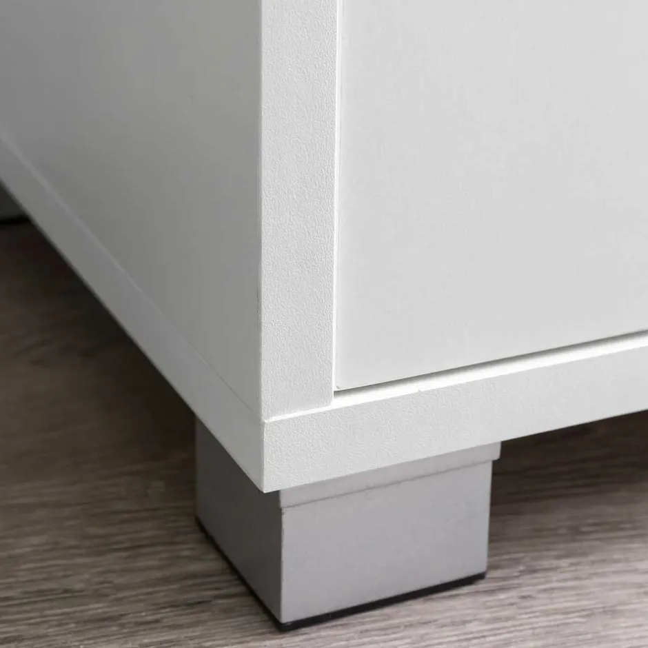 60x55x32 Waschbecken Unterschrank in Weiß - Turena^Wohnen Outlet