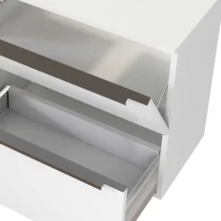 60x55x35 Waschbeckenschrank mit Klappe & Schublade - Livendas I^Wohnen New