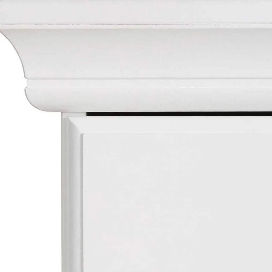 180x84x40 Weißes Sideboard - Landhaus modern - Akbelev^Wohnen New