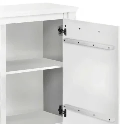 Wohnen 170x82x35 Weißes Sideboard auf Sockel - Enzetra