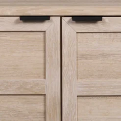 Wohnen 160x75x41 White Wash Kommode aus Eiche - Myras I