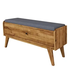 112x52x37 Wildeiche Bank mit Klappe - Hardus^Wohnen Best