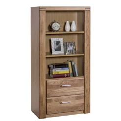 68x140x40 Wohnraum Regal aus Wildeiche - Maila^Wohnen Best