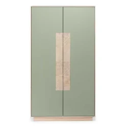 Wohnen 90x120x45 Wohnzimmer Highboard in Grau & Buche - Ajevos