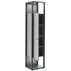 40x178x37 Wohnzimmer Schrank in Grau & Anthrazit - Ridona I^Wohnen Online