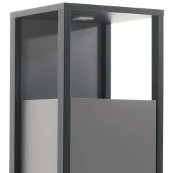 40x178x37 Wohnzimmer Schrank in Grau & Anthrazit - Ridona I^Wohnen Online