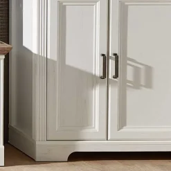 93x150x42 Wohnzimmer Schrank mit LED Licht - Sinolita^Wohnen Online