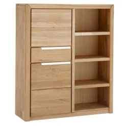 114x134x41 Wohnzimmer Schrank mit Regal Teil - Croconia^Wohnen Outlet