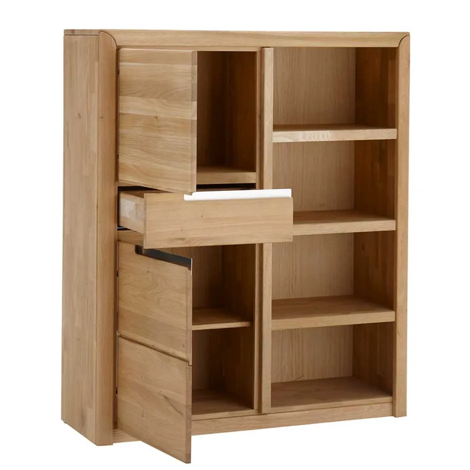 114x134x41 Wohnzimmer Schrank mit Regal Teil - Croconia^Wohnen Outlet
