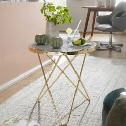 55x57x55 Wohnzimmer Tisch im Marmor Design - Longos^Wohnen Outlet