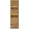 63x208x44 Wohnzimmer Vitrine aus Wildeiche massiv - Obinson^Wohnen