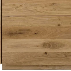 63x208x44 Wohnzimmer Vitrine aus Wildeiche massiv - Obinson^Wohnen