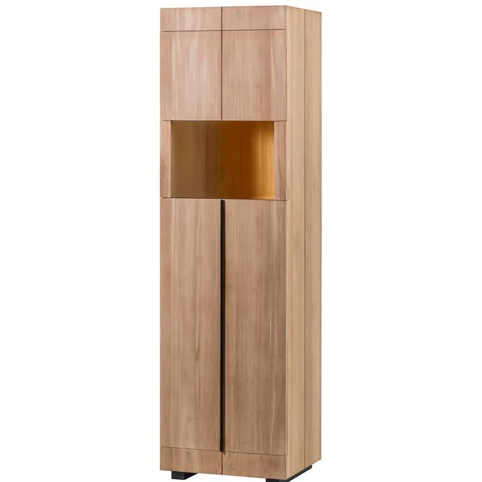 57x200x48 Wohnzimmerschrank aus Teak - Nekella I^Wohnen