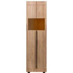 57x200x48 Wohnzimmerschrank aus Teak - Nekella I^Wohnen