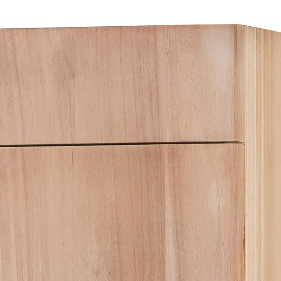 57x200x48 Wohnzimmerschrank aus Teak - Nekella I^Wohnen