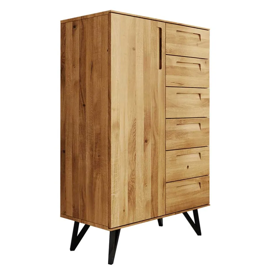Wohnen 91x140x45 Wohnzimmerschrank mit sechs Schubladen - Mandirov