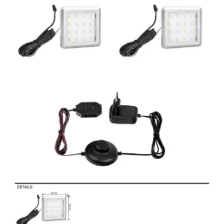 Wohnen 126x118x40 Wohnzimmerschrank mit Glaseinsatz - Paniera