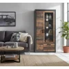 97x201x40 Wohnzimmerschrank mit Glastür - Timuras^Wohnen Best