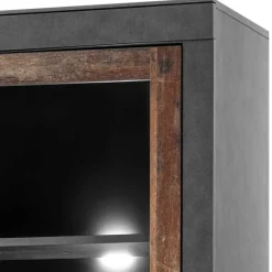 97x201x40 Wohnzimmerschrank mit Glastür - Timuras^Wohnen Best