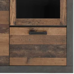 97x201x40 Wohnzimmerschrank mit Glastür - Timuras^Wohnen Best