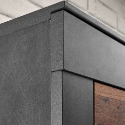 97x201x40 Wohnzimmerschrank mit Glastür - Timuras^Wohnen Best