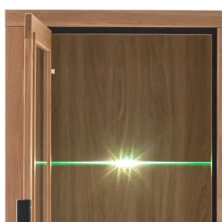 72x200x40 Wohnzimmervitrine teilmassiv - Vlacoma^Wohnen Outlet