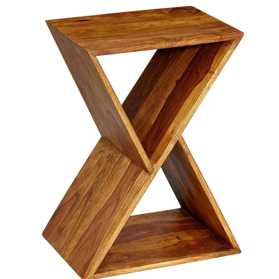 43x60x30 X Design Couchisch aus Sheesham Massivholz - Andarina^Wohnen Outlet