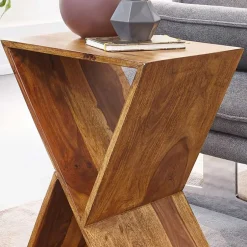 43x60x30 X Design Couchisch aus Sheesham Massivholz - Andarina^Wohnen Outlet