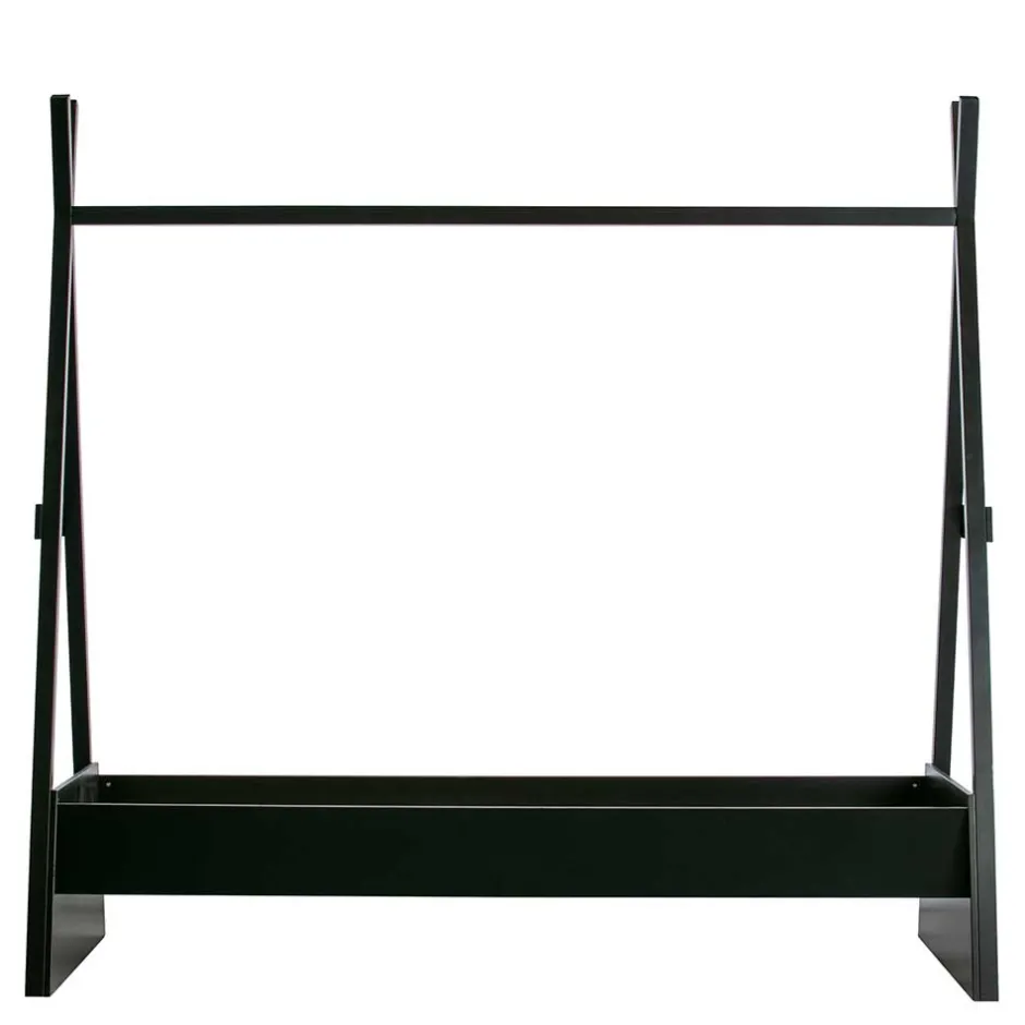 Kinder Wohnen 111x209x212 Zelt Kinderbett in Schwarz - Loytina