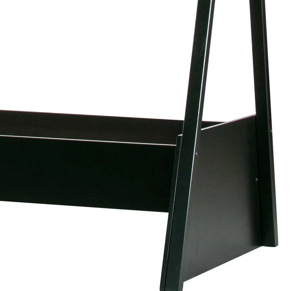 Kinder Wohnen 111x209x212 Zelt Kinderbett in Schwarz - Loytina