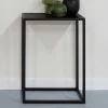 66x90x30cm Konsolentisch in Schwarz - Etienne^Wohnen New