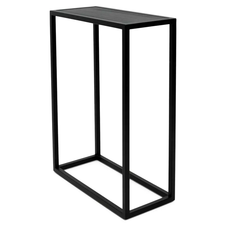 66x90x30cm Konsolentisch in Schwarz - Etienne^Wohnen New