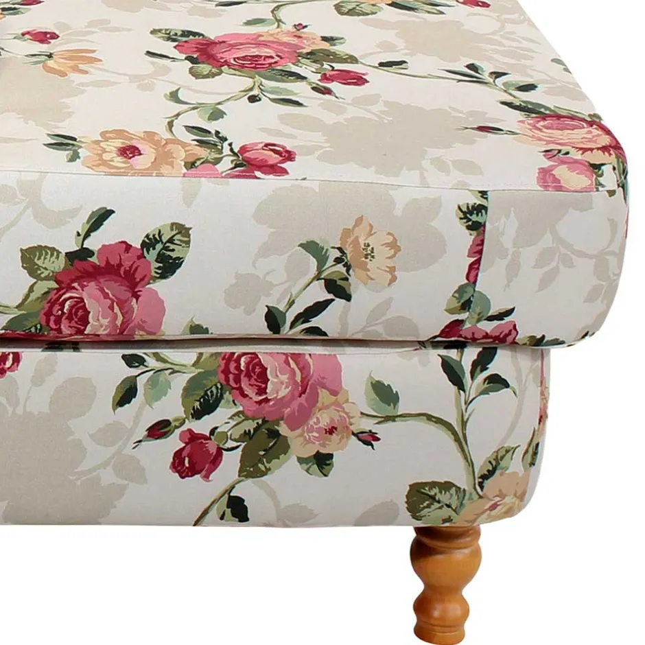 XXL Landhaus Sessel mit Rosen Muster - Gelvino^Wohnen Best