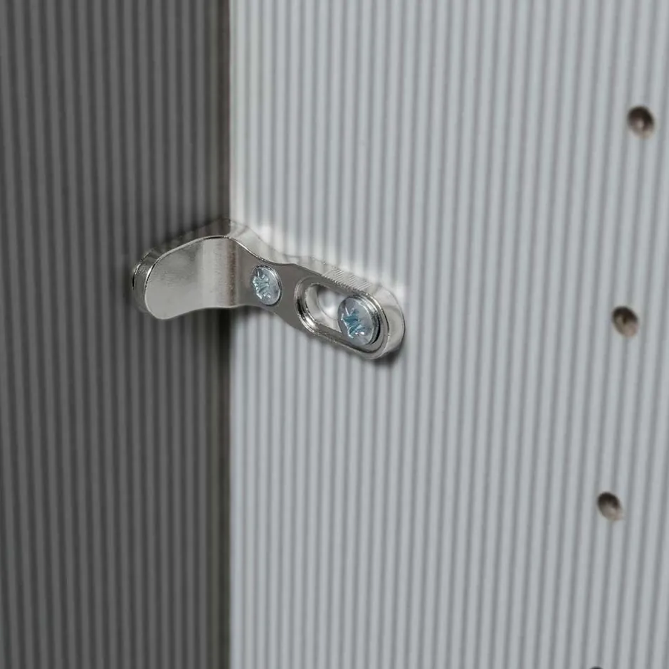 XXL-Kleiderschrank in Hellgrau mit Glasfront - Nucina^Wohnen