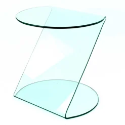 Wohnen Z-Design Beistelltisch aus Sicherheitsglas - Melma
