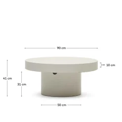 Zement Couchtisch für Drinnen und Draussen - Stonya^Wohnen Hot