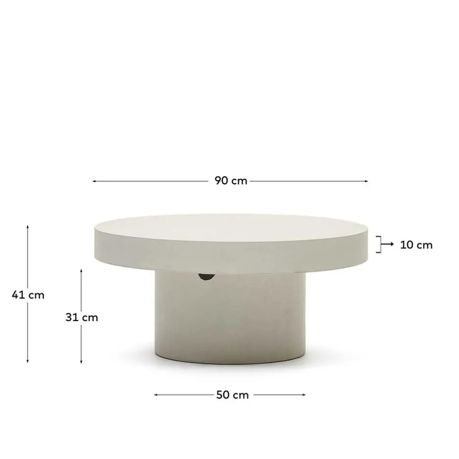 Zement Couchtisch für Drinnen und Draussen - Stonya^Wohnen Hot