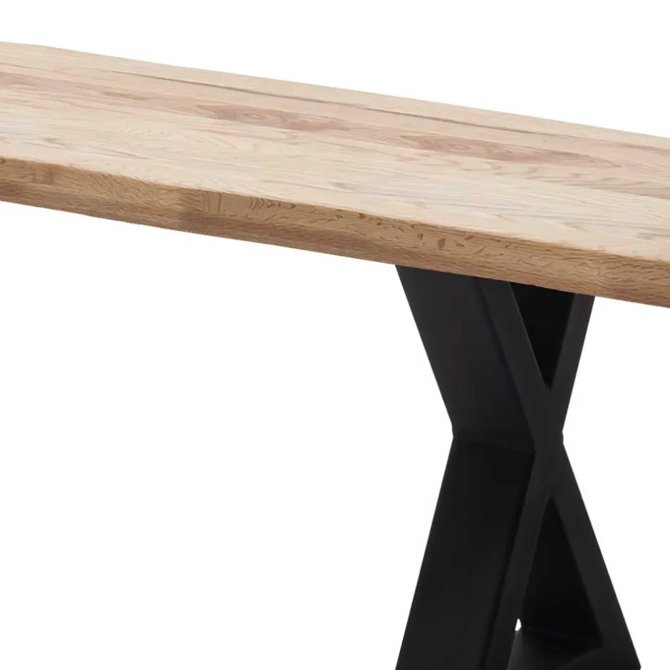 Zerreiche Esszimmerbank mit Baumkanten - Lagon^Wohnen Online