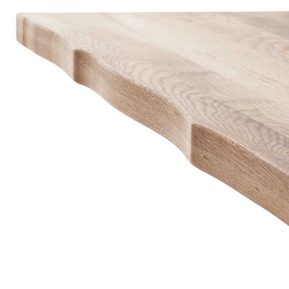 Zerreiche Esszimmerbank mit Baumkanten - Lagon^Wohnen Online