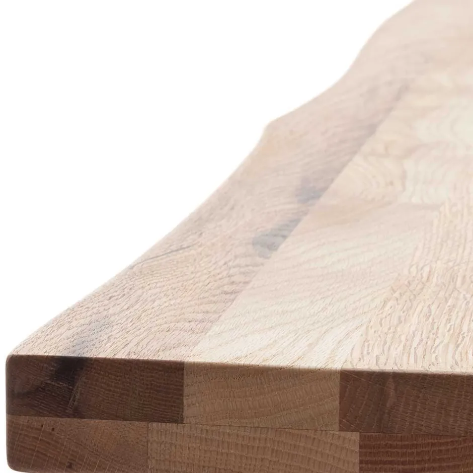 Zerreiche Esszimmerbank mit Baumkanten - Lagon^Wohnen Online