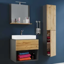 Zweifarbige Badezimmermöbel hängend - Effect (dreiteilig)^Wohnen Online