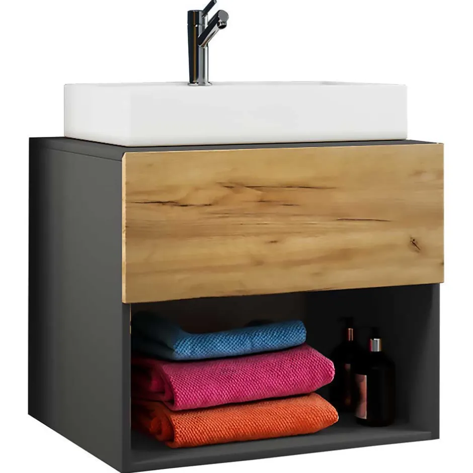 Zweifarbige Badezimmermöbel hängend - Effect (dreiteilig)^Wohnen Online