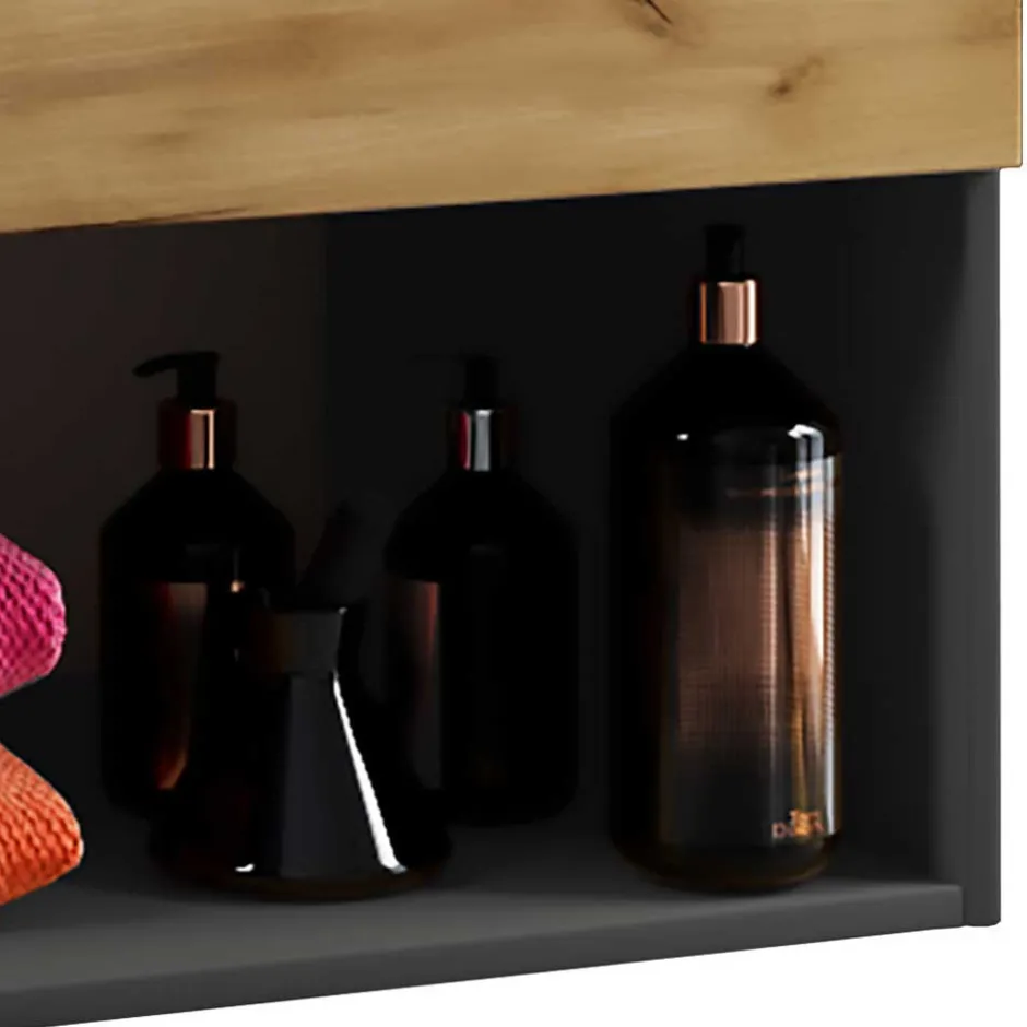 Zweifarbige Badezimmermöbel hängend - Effect (dreiteilig)^Wohnen Online