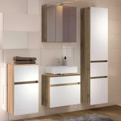 Zweifarbige Badmöbel Zusammenstellung - Maklesa (vierteilig)^Wohnen Online