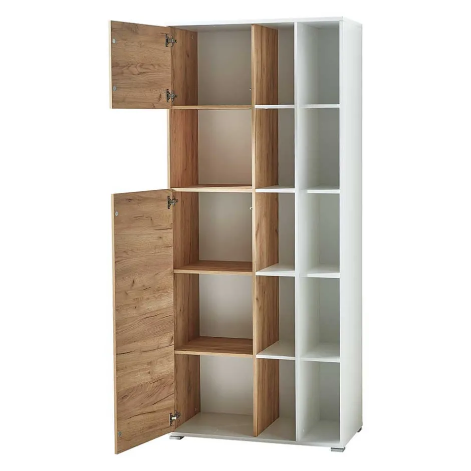 Zweifarbige Büromöbel Kombination - Situatica (fünfteilig)^Wohnen New