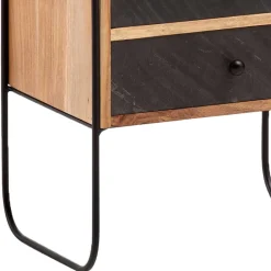 Zweifarbige Nachtkommode im Industrial Chic - Avalun^Wohnen New