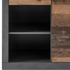 Wohnen Zweifarbige TV Wohnwand Kombi - Timuras (dreiteilig)