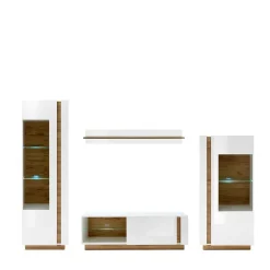 Wohnen Zweifarbige Wohnzimmer Möbel Kombi - Myrda (vierteilig)