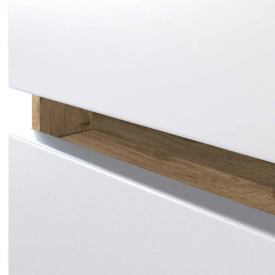 Zweifarbiger Bad Unterschrank für Waschbecken - Maklesa^Wohnen Sale